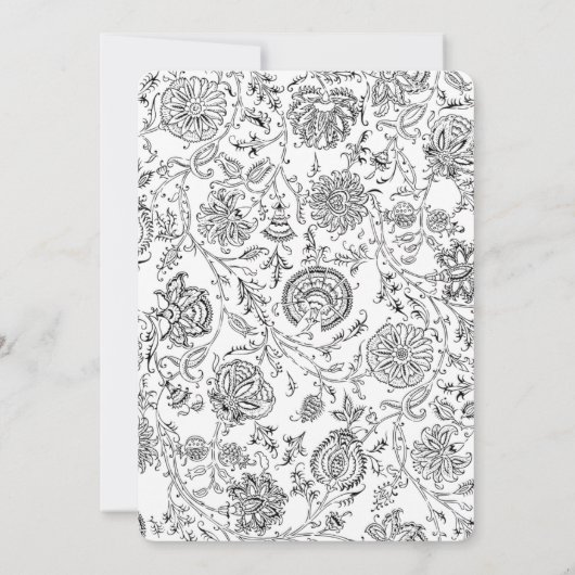 Invitations de baptême croisée élégantes (Dos)