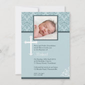 Invitations de baptême de la Croix-Blanche (Devant)