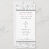 Invitations de baptême de la fille (Devant)