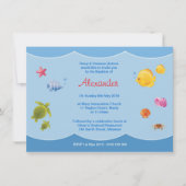 Invitations de baptême de mer (Devant)