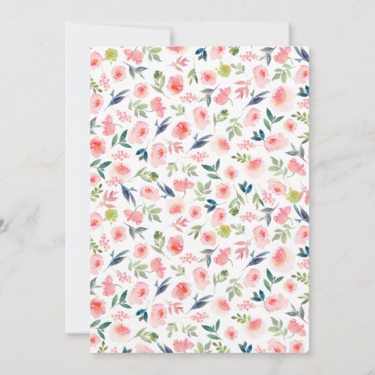 Invitations de baptême, invitations de baptême de (Dos)