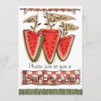 invitations de barbecue