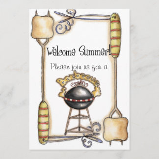invitations de barbecue