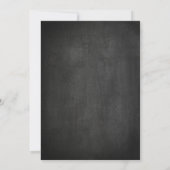 Invitations de barbecue baby shower (tableau de bo (Dos)