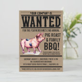 Invitations de barbecue de la famille de rôtis de  (Debout devant)