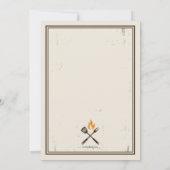 Invitations de barbecue de porc (Dos)