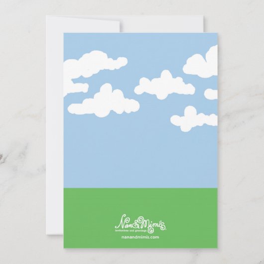 Invitations de barbecue Jardin (Dos)