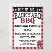 Invitations de barbecue Jardin personnalisées (Dos)