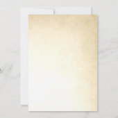 Invitations de barbecue Jardin| Vintage classique  (Dos)