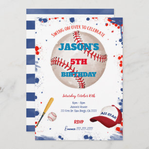 Invitations de baseball