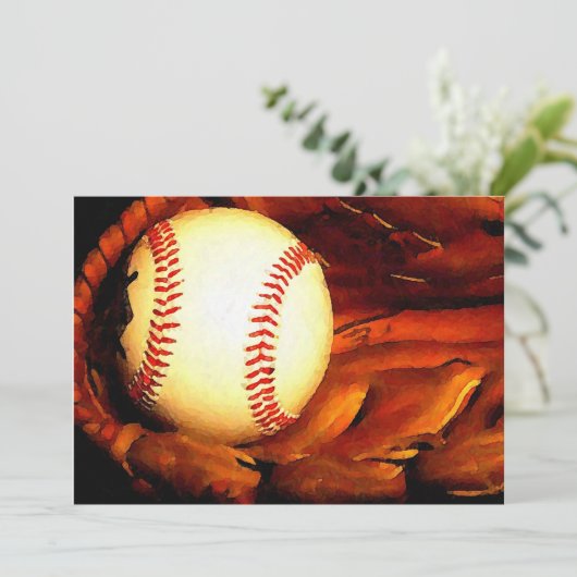 Invitations de baseball (Debout devant)