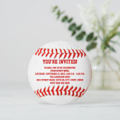 Invitations de baseball (Debout devant)