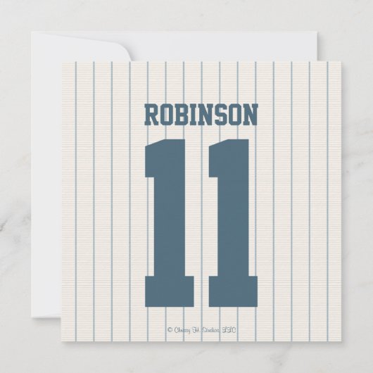 Invitations de baseball à thème bébé douche bébé (Dos)