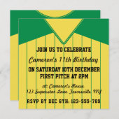 Invitations de baseball Jersey à thème Modèle (Devant / Derrière)