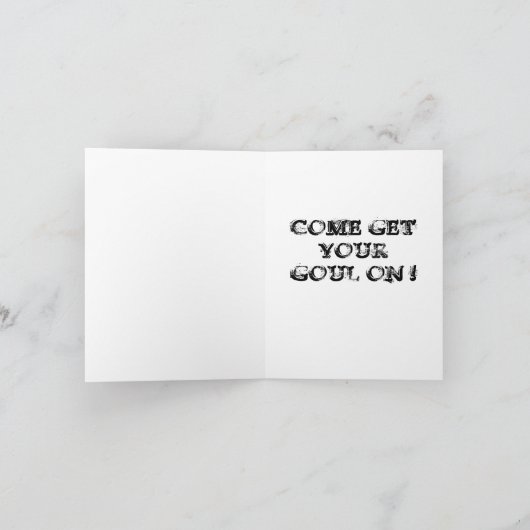 INVITATIONS DE BASH BIKER (Intérieur)