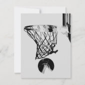 Invitations de basket-ball (Devant)