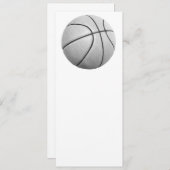 Invitations de basket-ball - Basketball / Invitati (Devant / Derrière)