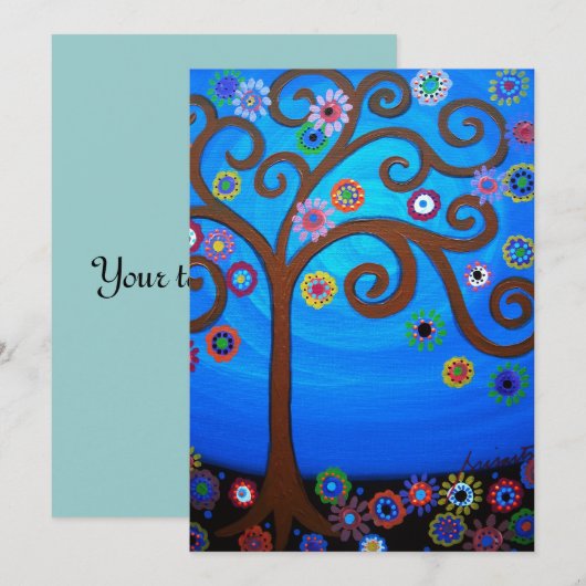 INVITATIONS DE BAT MITZVAH DE BAR PAR PRISARDS (Devant / Derrière)