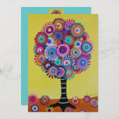 Invitations de Bat mitzvah de barre (Devant / Derrière)