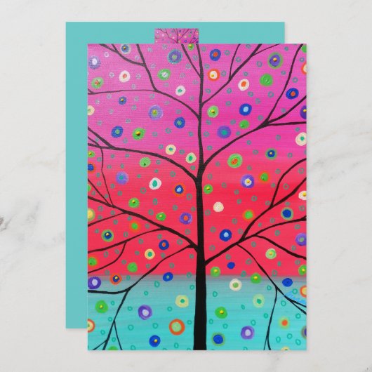 Invitations de Bat mitzvah de barre (Devant / Derrière)