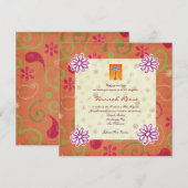 Invitations de bat mitzvah de barre par Prisarts (Devant / Derrière)