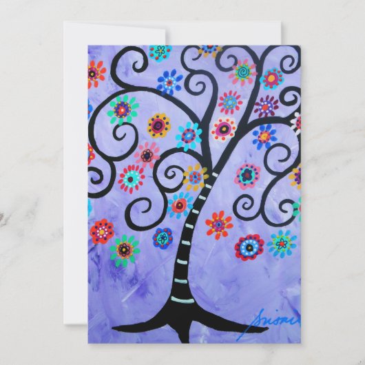 INVITATIONS DE BAT MITZVAH DE BARRE PAR PRISARTS (Devant)