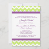 Invitations de bat mitzvah de Chevron de chaux de (Dos)