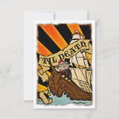 invitations de bateau pirate (Devant)