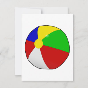 Invitations de beach-Ball