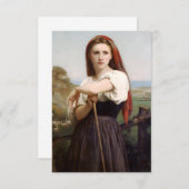 Invitations de bergers Bouguereau (Devant / Derrière)