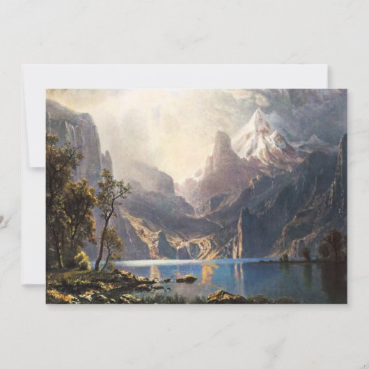 Invitations de Bierstadt le lac Tahoe (Devant)