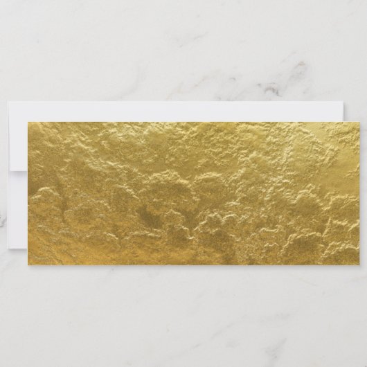 invitations de billet de fête doré (Dos)