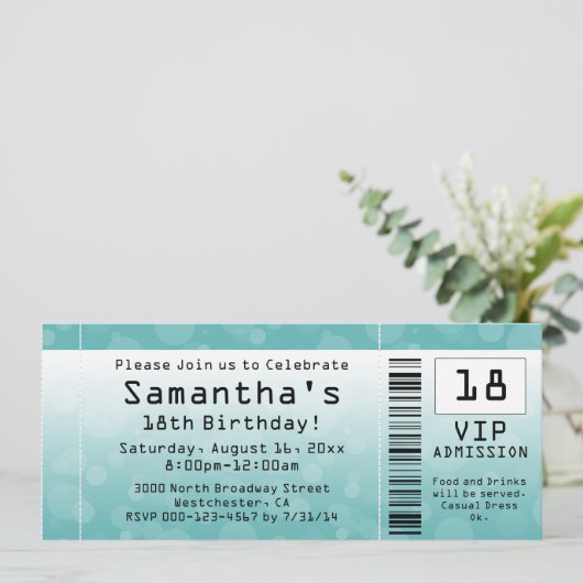 Invitations de billets BlueGreen (Debout devant)