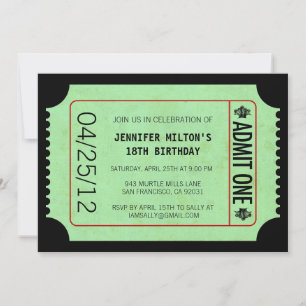 Invitations de billets de cinéma