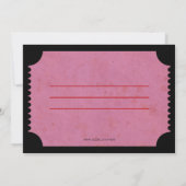 Invitations de billets de cinéma (Dos)