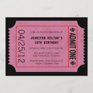 Invitations de billets de cinéma