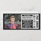 Invitations de billets de cinéma, Anniversaire noi (Devant)