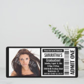 Invitations de billets de la fête de la photograph (Debout devant)