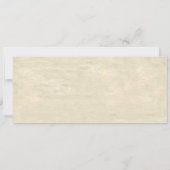 Invitations de billets de la partie de l'engagemen (Dos)