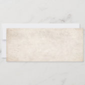 Invitations de billets Vintages de la partie Engag (Dos)