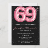 Invitations de Black Pink à 69e anniversaire Ballo (Devant)