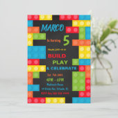 Invitations de blocs de construction, invitations  (Debout devant)