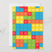 Invitations de blocs de construction, invitations  (Dos)