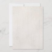 Invitations de Bohème de mariage de crâne (Dos)