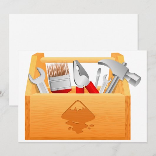 Invitations de boîte à outils (Devant / Derrière)