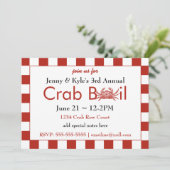 Invitations de bouillie de crabe (Debout devant)