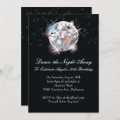 Invitations de boules Disco (Devant / Derrière)