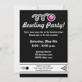 Invitations de Bowling (Devant)