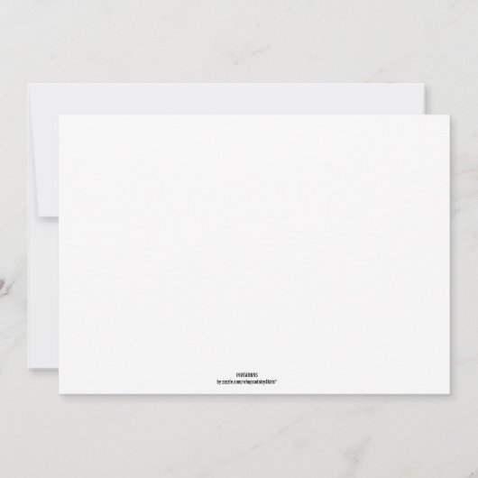 Invitations de Bowling Anniversaire (Dos)