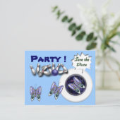 Invitations de Bowling Party personnalisables (Debout devant)